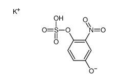 potassium,3-nitro-4-sulfooxyphenolate Structure