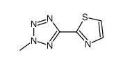 2-(2-methyl-2H-tetrazol-5-yl)thiazole结构式