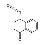 4-isocyanato-3,4-dihydro-2H-naphthalen-1-one结构式