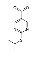 5-nitro-2-propan-2-ylsulfanylpyrimidine结构式