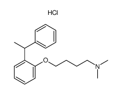 2-(4-dimethylaminobutoxy)diphenylmethylmethane hydrochloride结构式