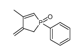 4-methyl-3-methylidene-1-phenyl-2H-1λ5-phosphole 1-oxide结构式