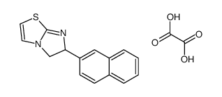 6-naphthalen-2-yl-5,6-dihydroimidazo[2,1-b][1,3]thiazole,oxalic acid结构式