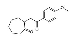 2-[2-(4-methoxyphenyl)-2-oxoethyl]cycloheptan-1-one Structure