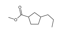 methyl 3-propylcyclopentane-1-carboxylate结构式