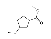 methyl 3-ethylcyclopentane-1-carboxylate Structure