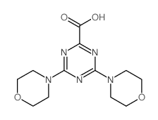 4,6-Di-morpholin-4-yl-[1,3,5]triazine-2-carboxylic acid structure