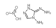 dihydroxy-oxo-azanium; 3-hydrazinyl-1,2,4-triazol-4-amine结构式