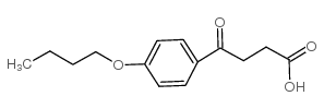 4-(4-丁氧苯基)-4-氧代丁酸结构式