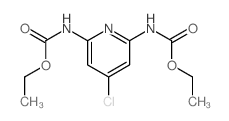 (4-氯吡啶-2,6-二基)二氨基甲酸二乙酯结构式