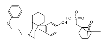 Morphinan-3-ol,17-(3-phenoxypropyl)-,camphorsulfonate,(-)结构式