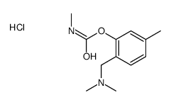 dimethyl-[[4-methyl-2-(methylcarbamoyloxy)phenyl]methyl]azanium,chloride Structure