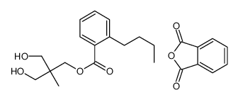 2-benzofuran-1,3-dione,[3-hydroxy-2-(hydroxymethyl)-2-methylpropyl] 2-butylbenzoate结构式