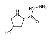 L-Proline, 4-hydroxy-, hydrazide, trans- (9CI)结构式