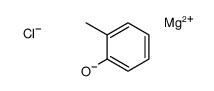magnesium,2-methylphenolate,chloride Structure
