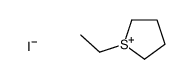 1-ethylthiolan-1-ium,iodide Structure