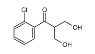1-(2-chlorophenyl)-3-hydroxy-2-(hydroxymethyl)propan-1-one结构式