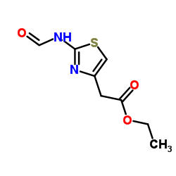 Ethyl (2-formamido-1,3-thiazol-4-yl)acetate Structure