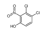 3,4-dichloro-2-nitro-phenol结构式