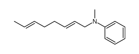 N-Methyl-N-(2,6-octadienyl)aniline结构式