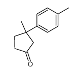 3-METHYL-3-P-TOLYLCYCLOPENTANONE Structure