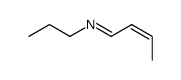 N-propylbut-2-en-1-imine Structure