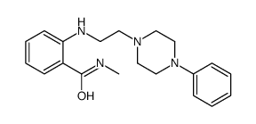N-Methyl-2-((2-(4-phenyl-1-piperazinyl)ethyl)amino)benzamide结构式