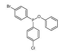 (4-bromophenyl)-(4-chlorophenyl)-phenoxyphosphane Structure