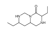 3,8-diethyl-1,2,3,6,7,8,9,9a-octahydropyrazino[1,2-c]pyrimidin-4-one结构式