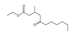 ethyl 3-methyl-5-oxoundecanoate Structure