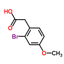 2-溴-4-甲氧基苯乙酸结构式