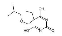 5-Ethyl-5-(isobutoxymethyl)barbituric acid结构式