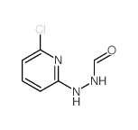 N'-(6-氯吡啶并-2-基)甲酰肼结构式