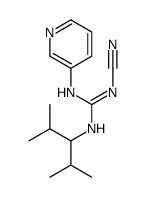 1-cyano-2-(2,4-dimethylpentan-3-yl)-3-pyridin-3-ylguanidine Structure