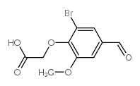 (2-溴-4-甲酰基-6-甲氧基苯氧基)乙酸图片