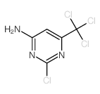 2-chloro-6-(trichloromethyl)pyrimidin-4-amine结构式