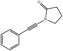 1-(2-phenylethynyl)-2-pyrrolidinone Structure