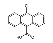 10-chloroanthracene-9-carboxylic acid结构式