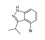 4-溴-3-异丙基-1H-吲唑结构式