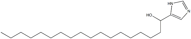 α-Heptadecyl-1H-imidazole-4-methanol结构式