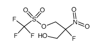 2-Fluoro-3-hydroxy-2-nitro-1-propyl triflate结构式