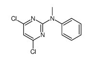 4,6-dichloro-N-methyl-N-phenylpyrimidin-2-amine structure