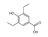3,5-diethyl-4-hydroxybenzoic acid结构式