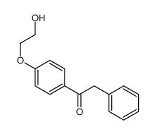 1-[4-(2-hydroxyethoxy)phenyl]-2-phenylethanone结构式