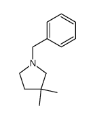 1-Benzyl-3,3-dimethylpyrrolidine结构式