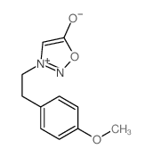 3-[2-(4-methoxyphenyl)ethyl]-1-oxa-2-aza-3-azoniacyclopent-3-en-5-one Structure