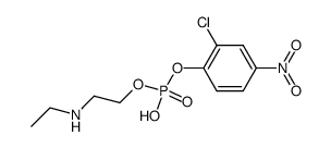 2-chloro-4-nitrophenyl (2-(ethylamino)ethyl) hydrogen phosphate结构式