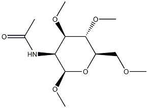 Methyl 2-(acetylamino)-2-deoxy-3-O,4-O,6-O-trimethyl-β-D-mannopyranoside picture