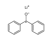 benzophenone radical anion lithium salt Structure