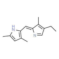 1H-Pyrrole,2-[(4-ethyl-3-methyl-2H-pyrrol-2-ylidene)methyl]-3,5-dimethyl-,(Z)-(9CI) Structure